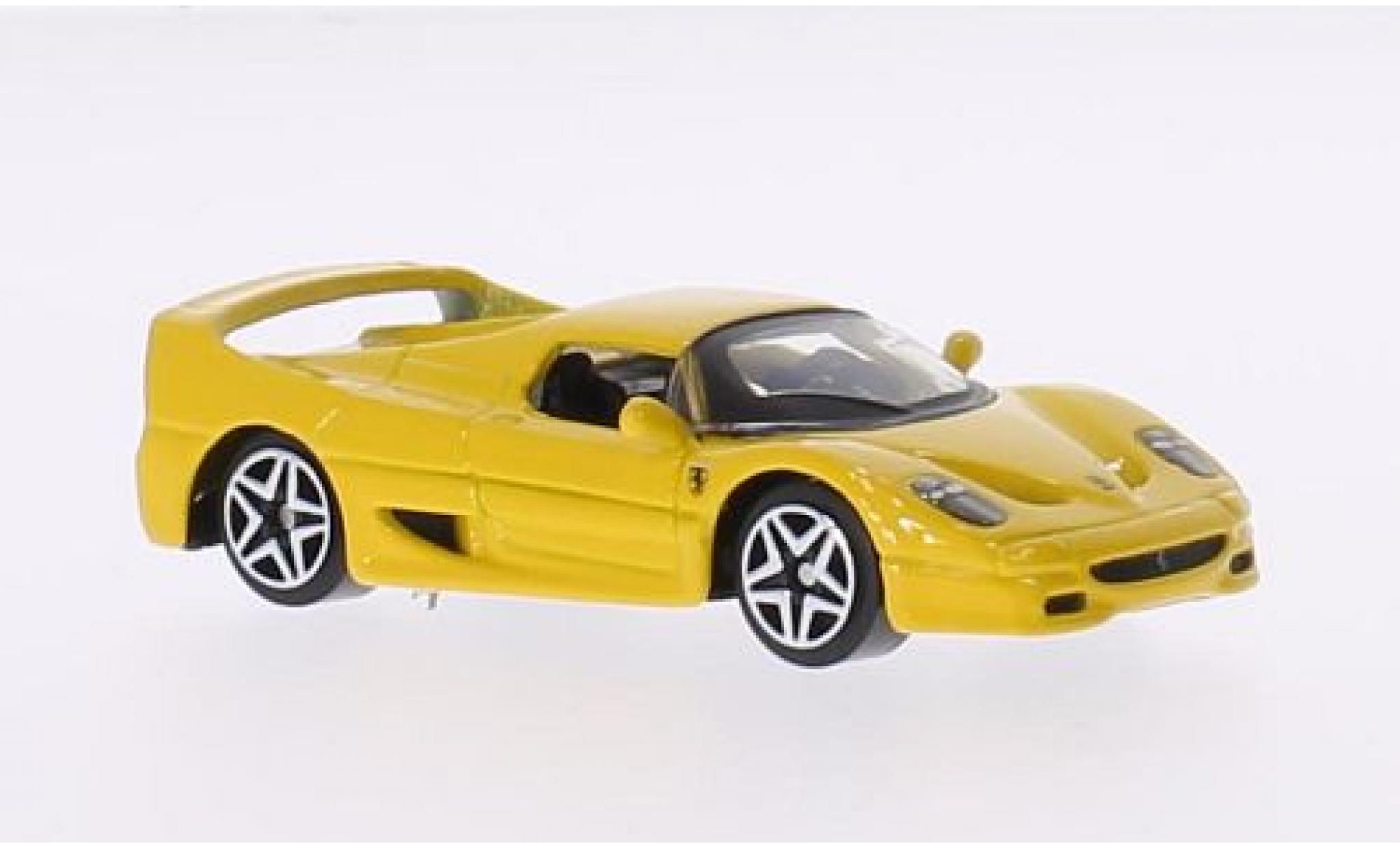 Ferrari F50 1/64 Bburago yellow