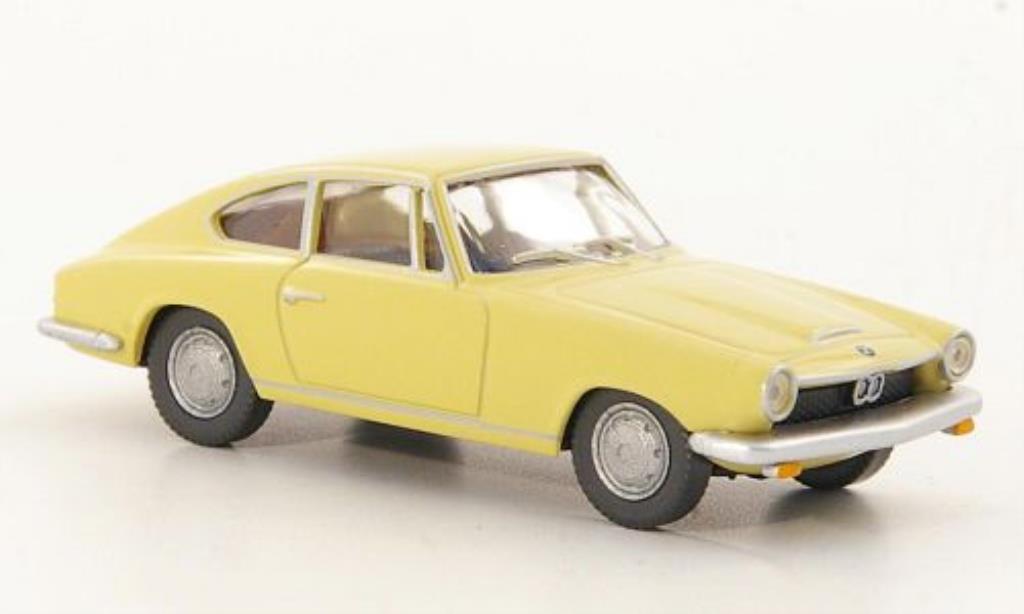 Bmw 1600 GT 1/87 Wiking Coupe beige miniature