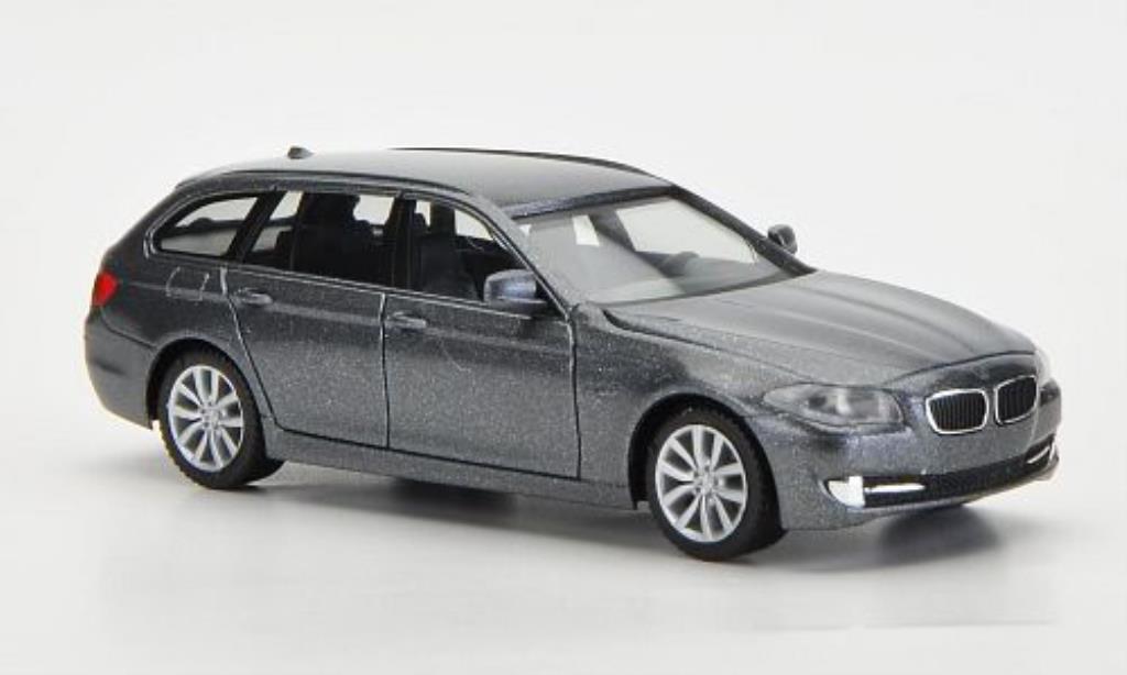 Bmw 530 F11 1/87 Herpa F11 d Touring grise miniature