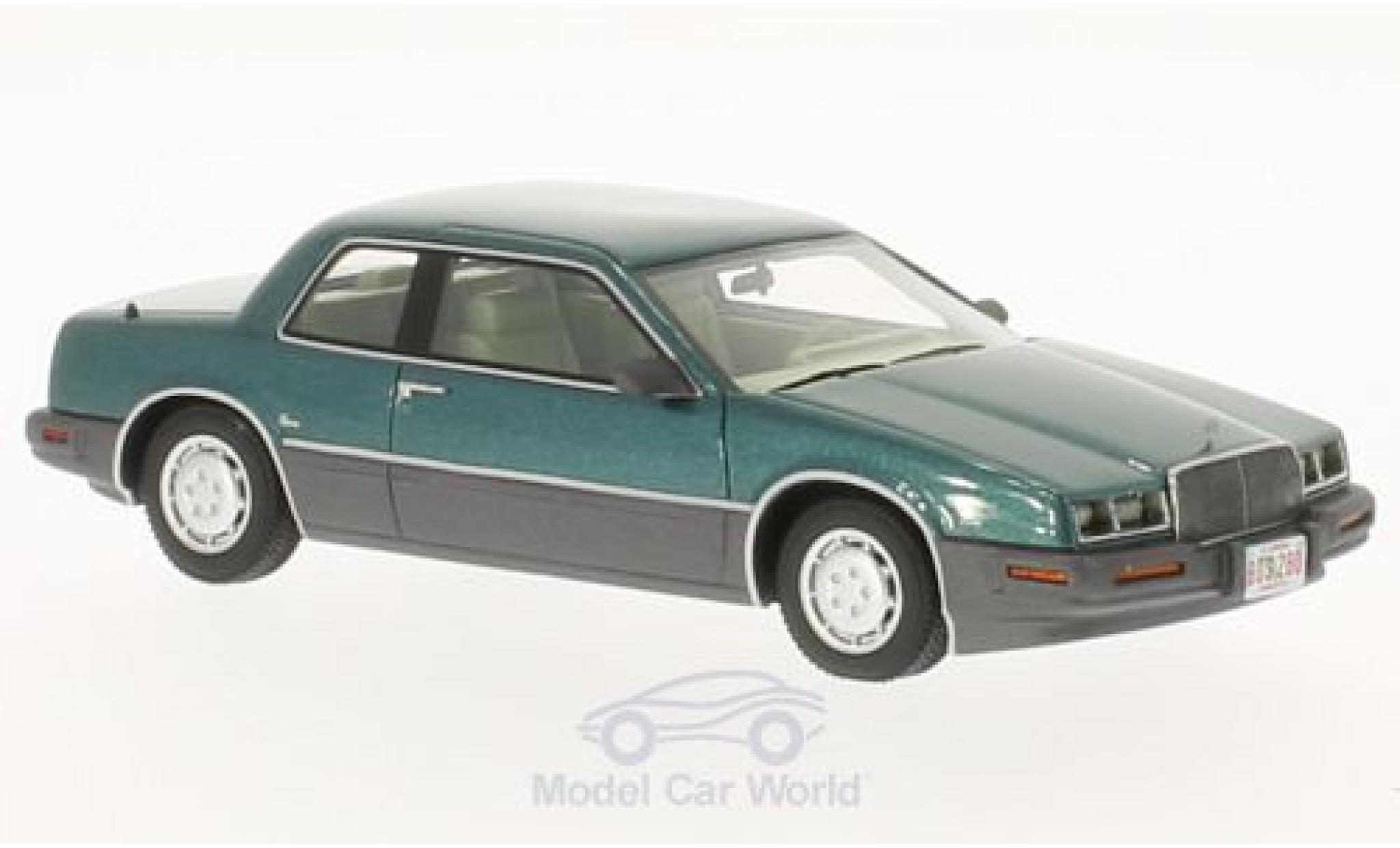 Diecast model cars Buick Riviera 1/43 BoS Models 88 türkis/grey