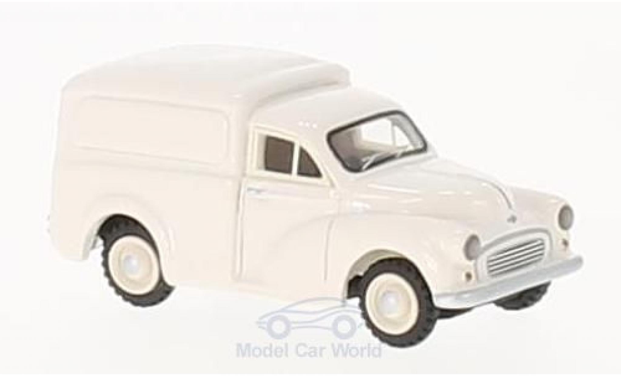 Morris Minor 1/87 BoS Models Van blanche 1960