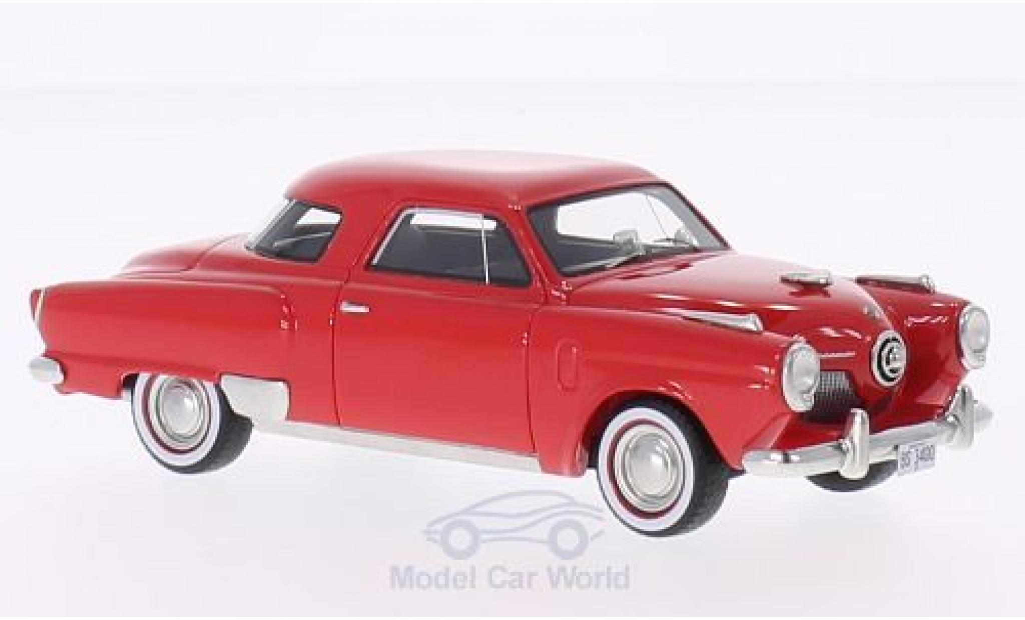 Studebaker Champion 1/43 BoS Models Starlight Coupe rouge 1951