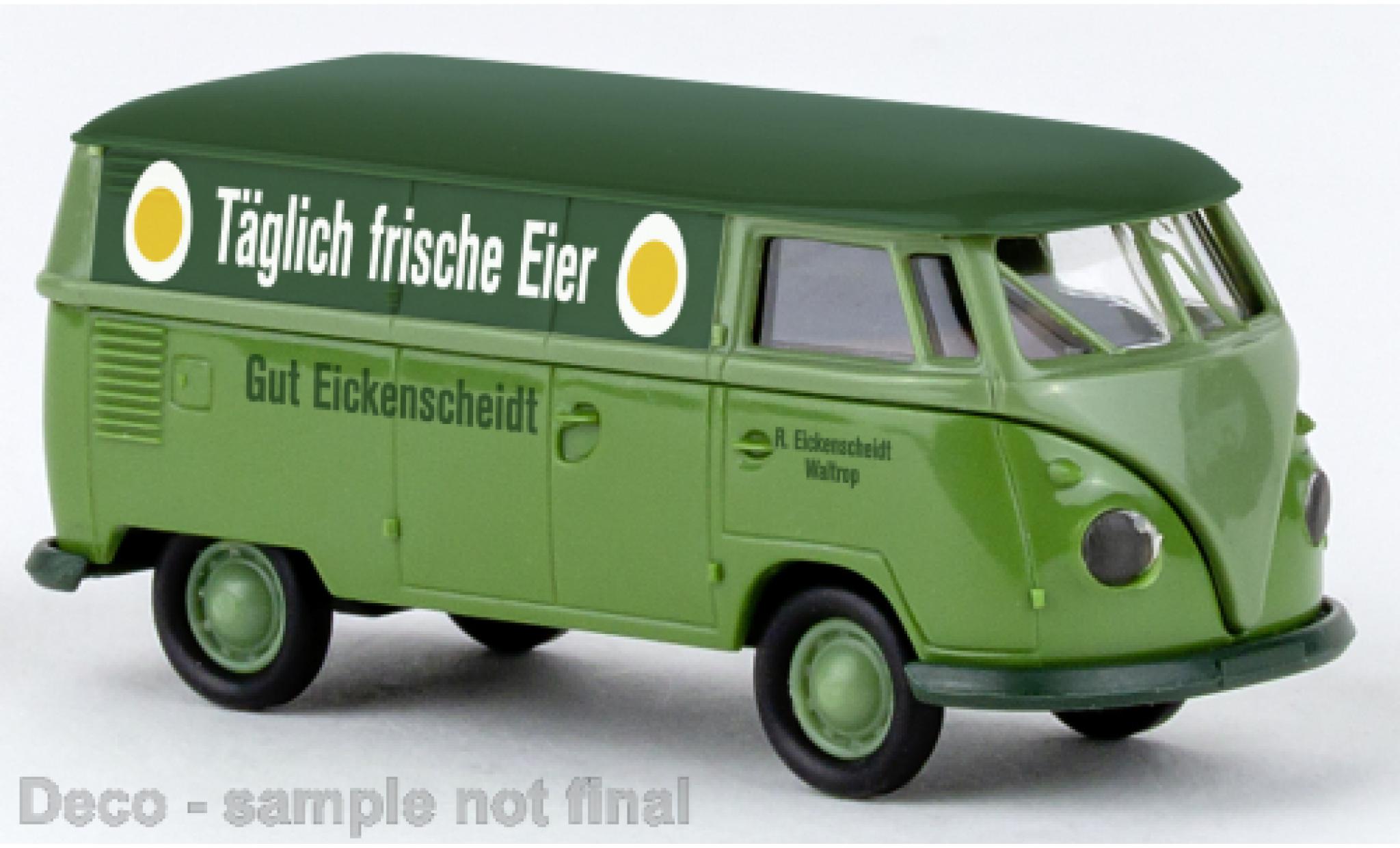 Diecast Model Cars Volkswagen T1 1/87 Brekina B Kasten Gut ...