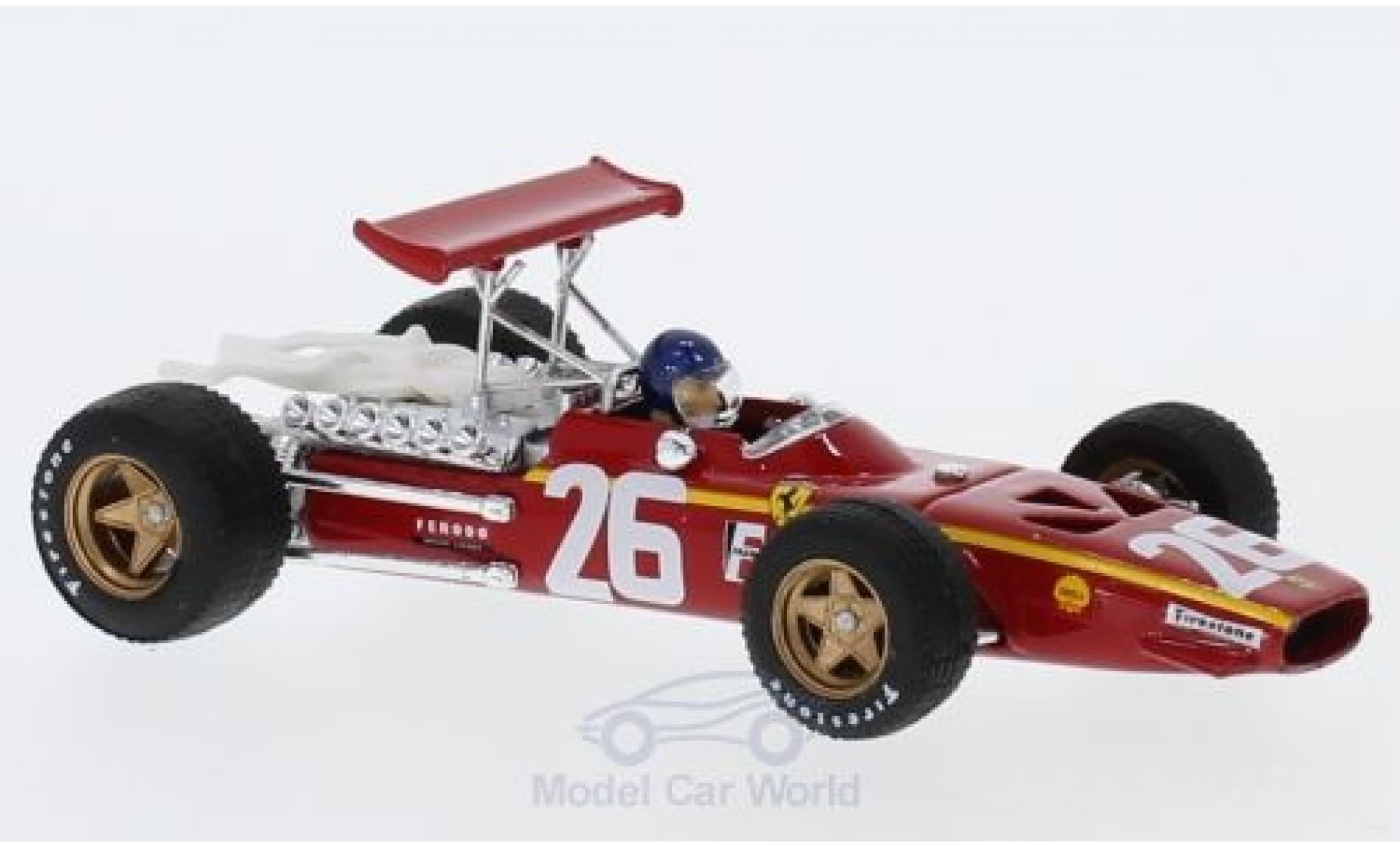 Miniature Ferrari 312 P 1/43 Brumm F1 No.26 Formel 1 G Frankreich 1968 ...