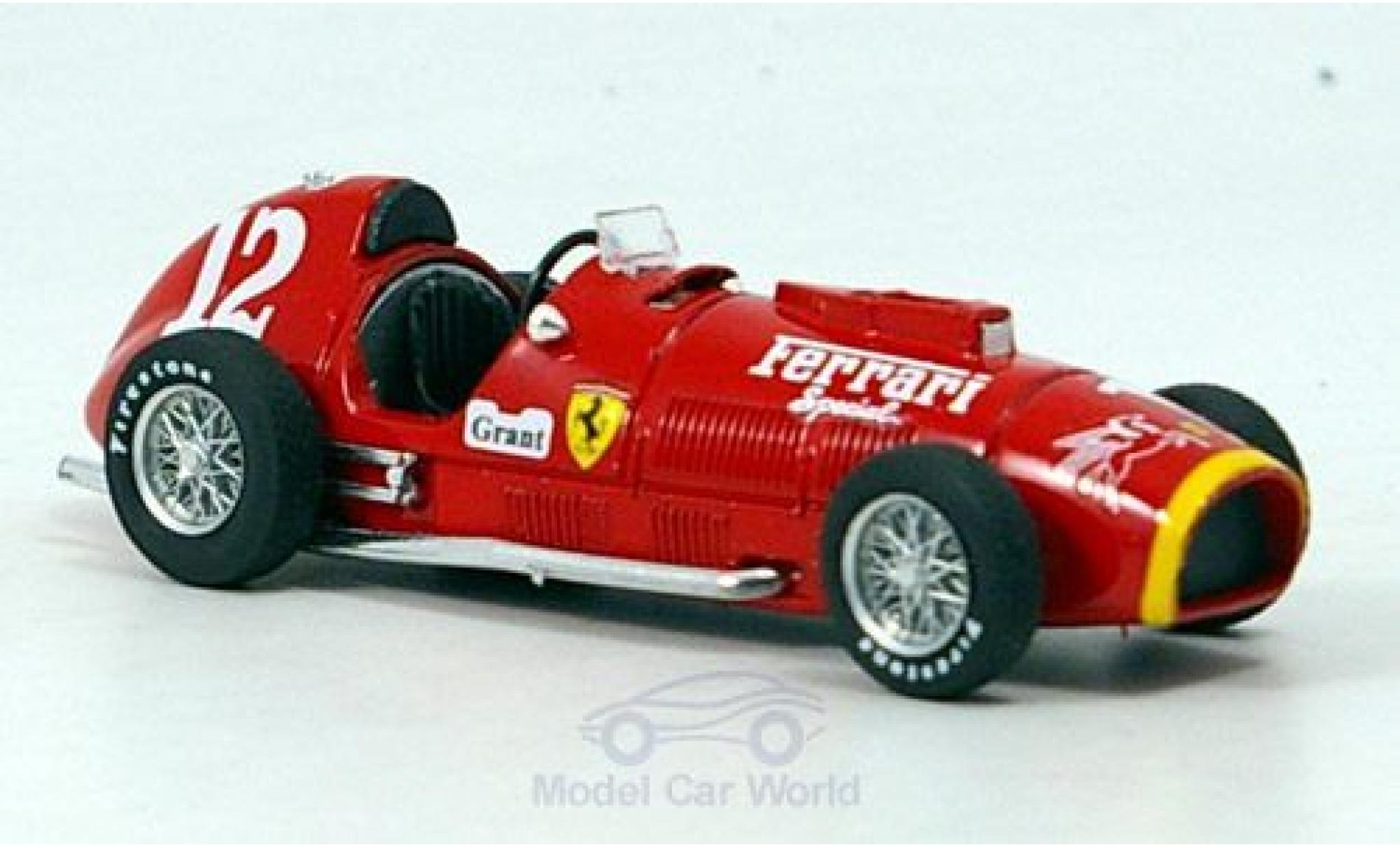 Ferrari 375 1/43 Brumm No.12 Indianapolis 1952 Rookie Test A.Ascari