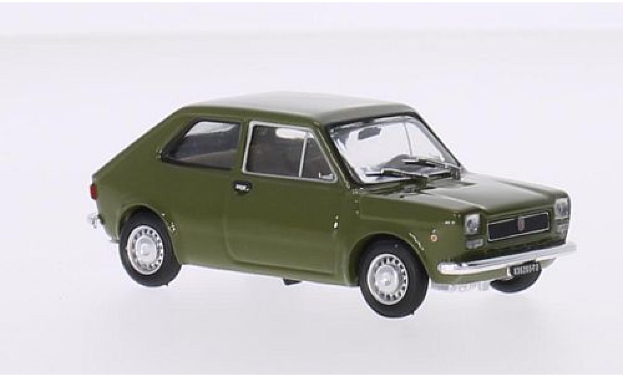 Diecast model cars Fiat 127 1/43 Brumm green 1972 2portes