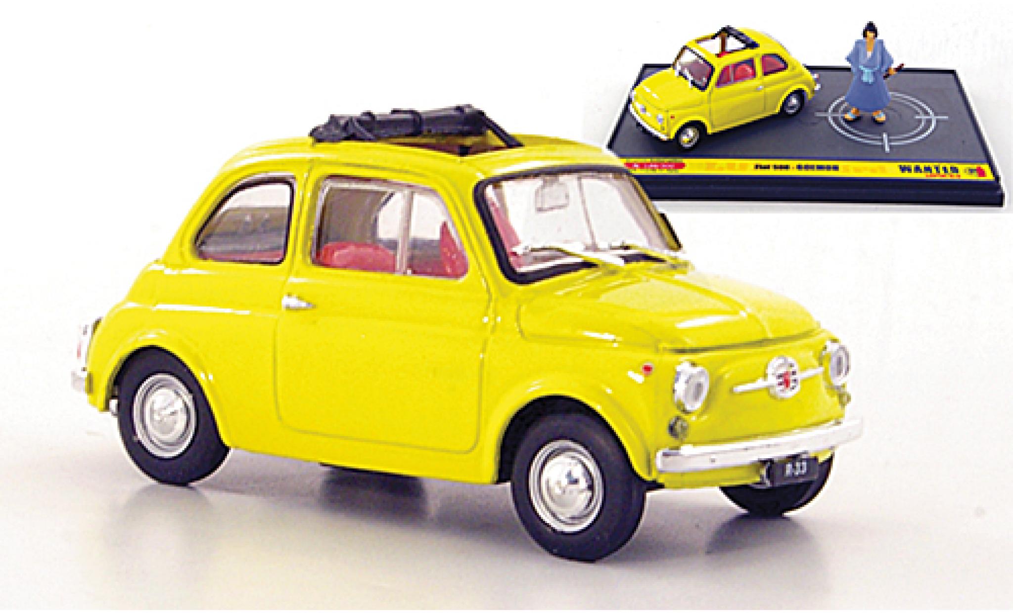 Fiat 500 Convertible, Light Green, Model Car, Ready-Made Model, Motormax  1:24: : Toys