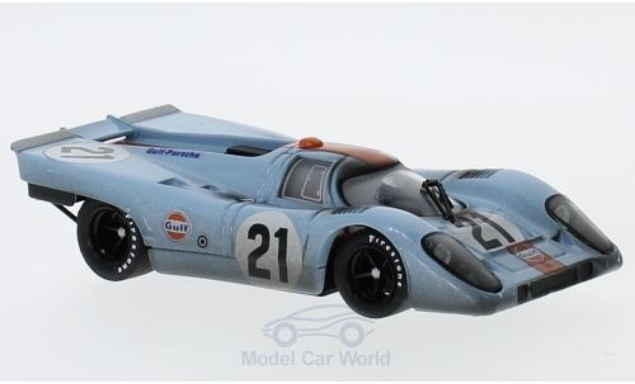 Modellino In Miniatura Porsche 917 1970 1 43 Brumm K RHD No 21 JWA Gulf