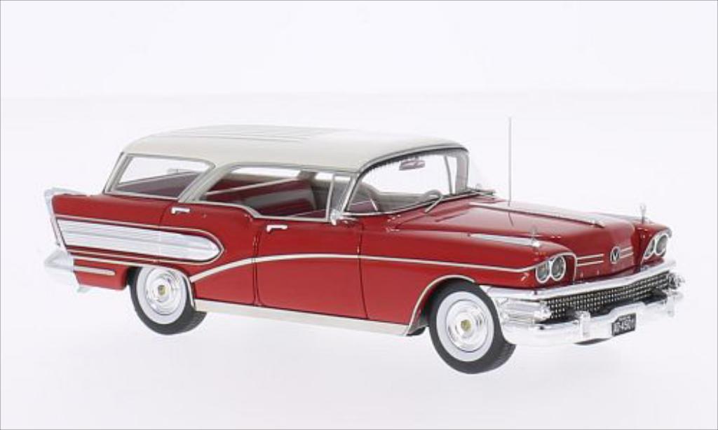 Buick Century 1/43 Neo Caballero rouge/blanche 1958 miniature