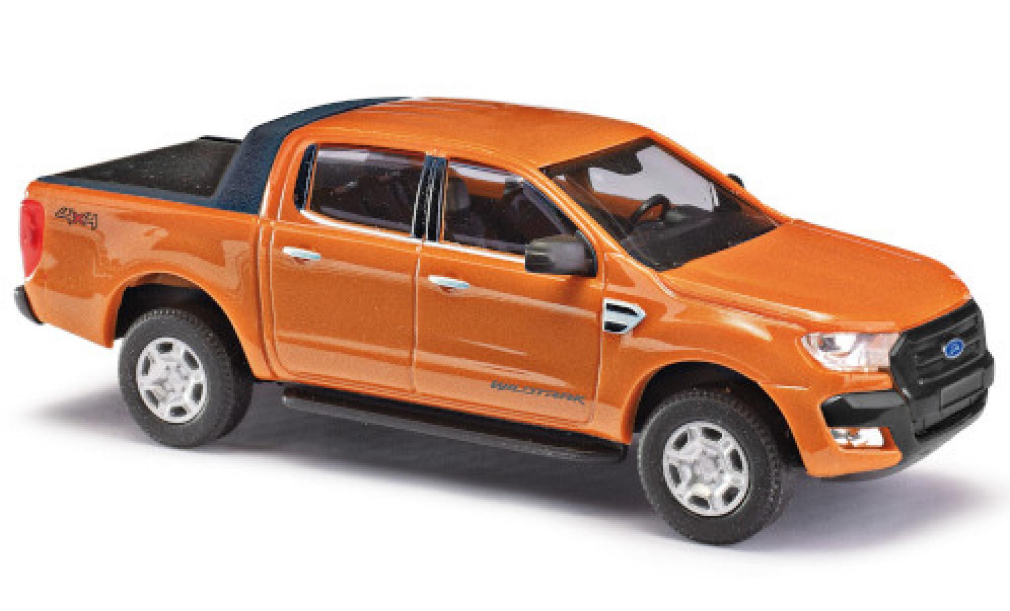 diecast-model-cars-ford-ranger-1-87-busch-doka-wildtrak-metallise
