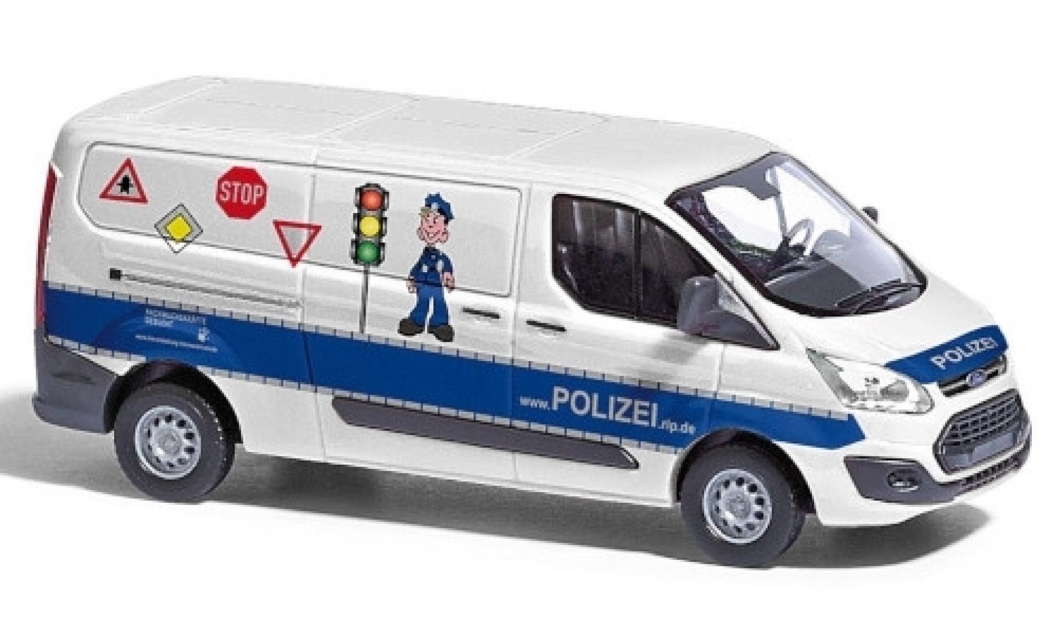 Ford Transit 1/87 Busch Custom Bus Polizei Verkehrssicherheitsberatung 2012