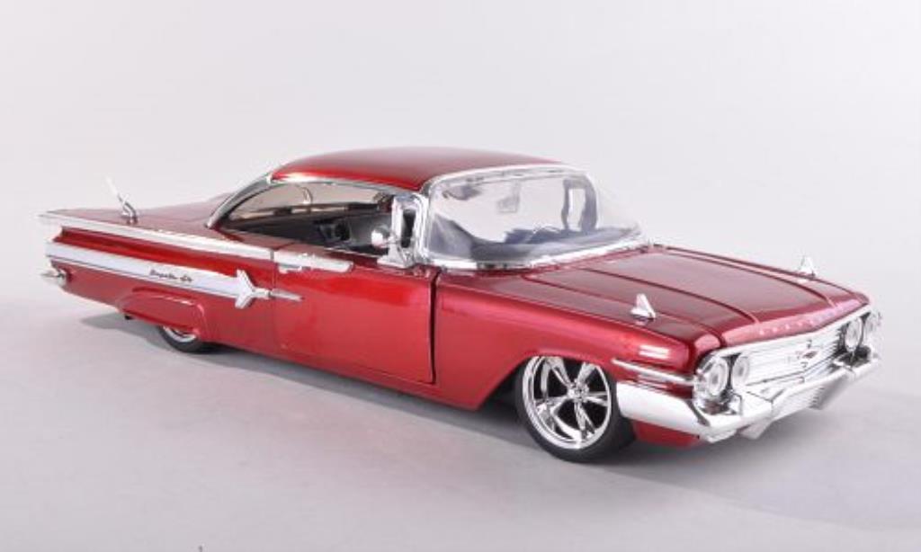 Chevrolet Impala 1/24 Jada Toys Toys rouge 1960 miniature