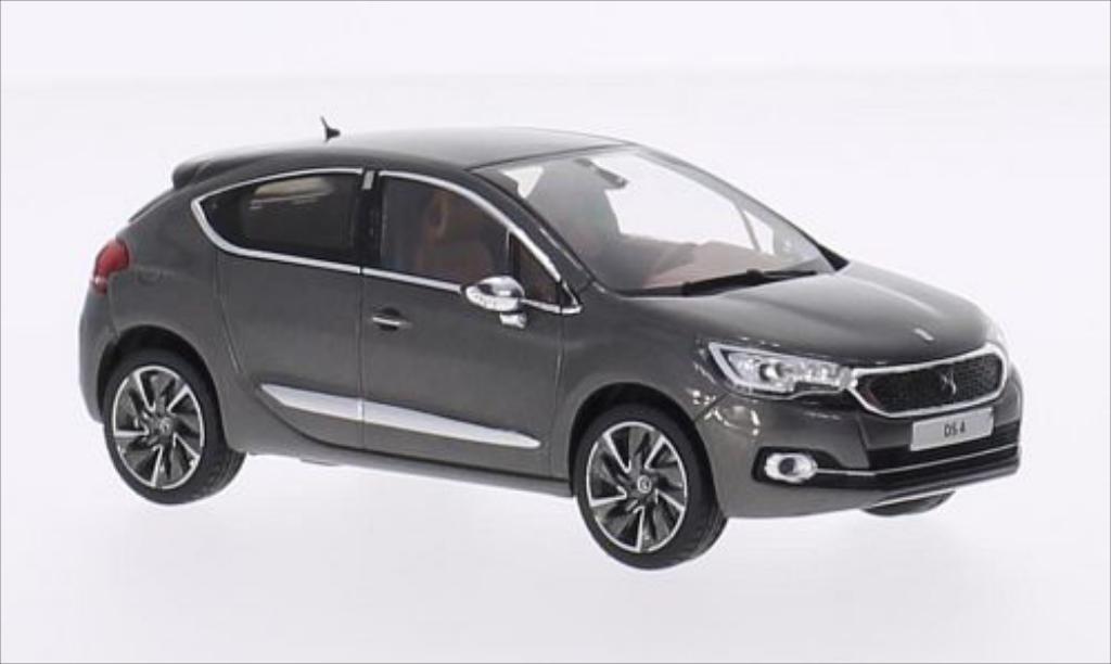 DS Automobiles DS4 1/43 Norev metallic-grey/black 2015 diecast model cars