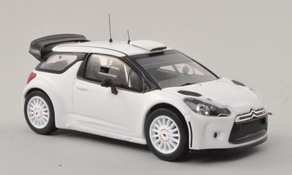 DS Automobiles DS3 1/43 IXO WRC matt-blanche 2009 miniature