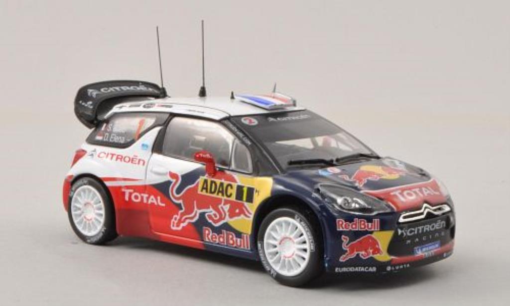 DS Automobiles DS3 1/43 Norev WRC No.1 Red Bull / Total Rally Deutschland 2012 /D.Elena miniature