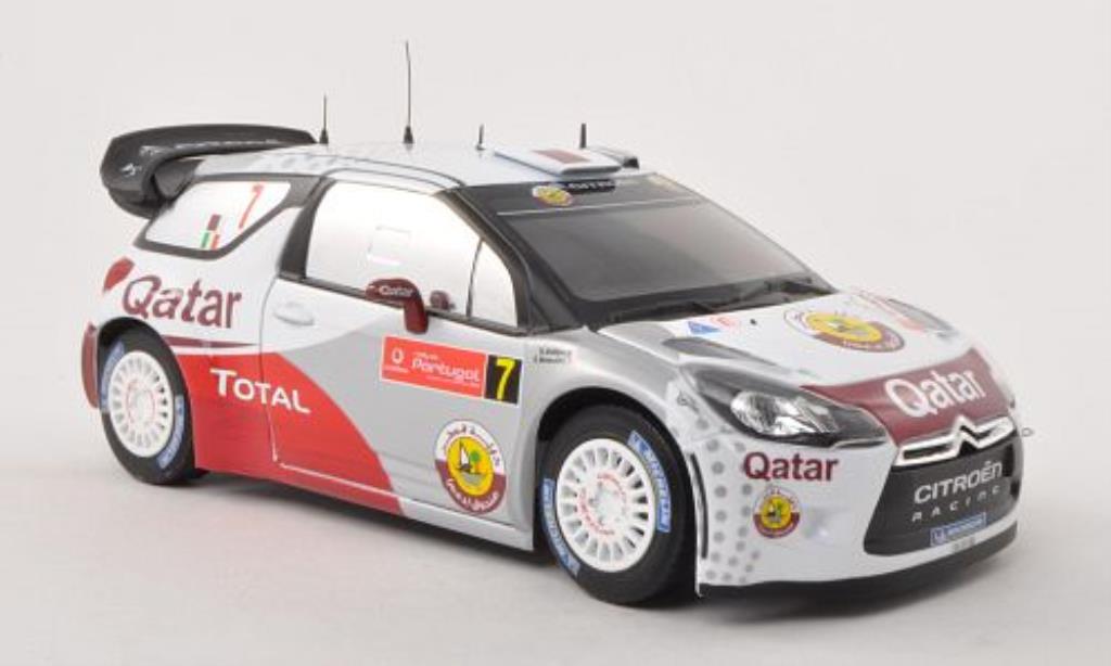 DS Automobiles DS3 1/18 Norev WRC No.7 Qatar Rally Portugal 2012 diecast model cars