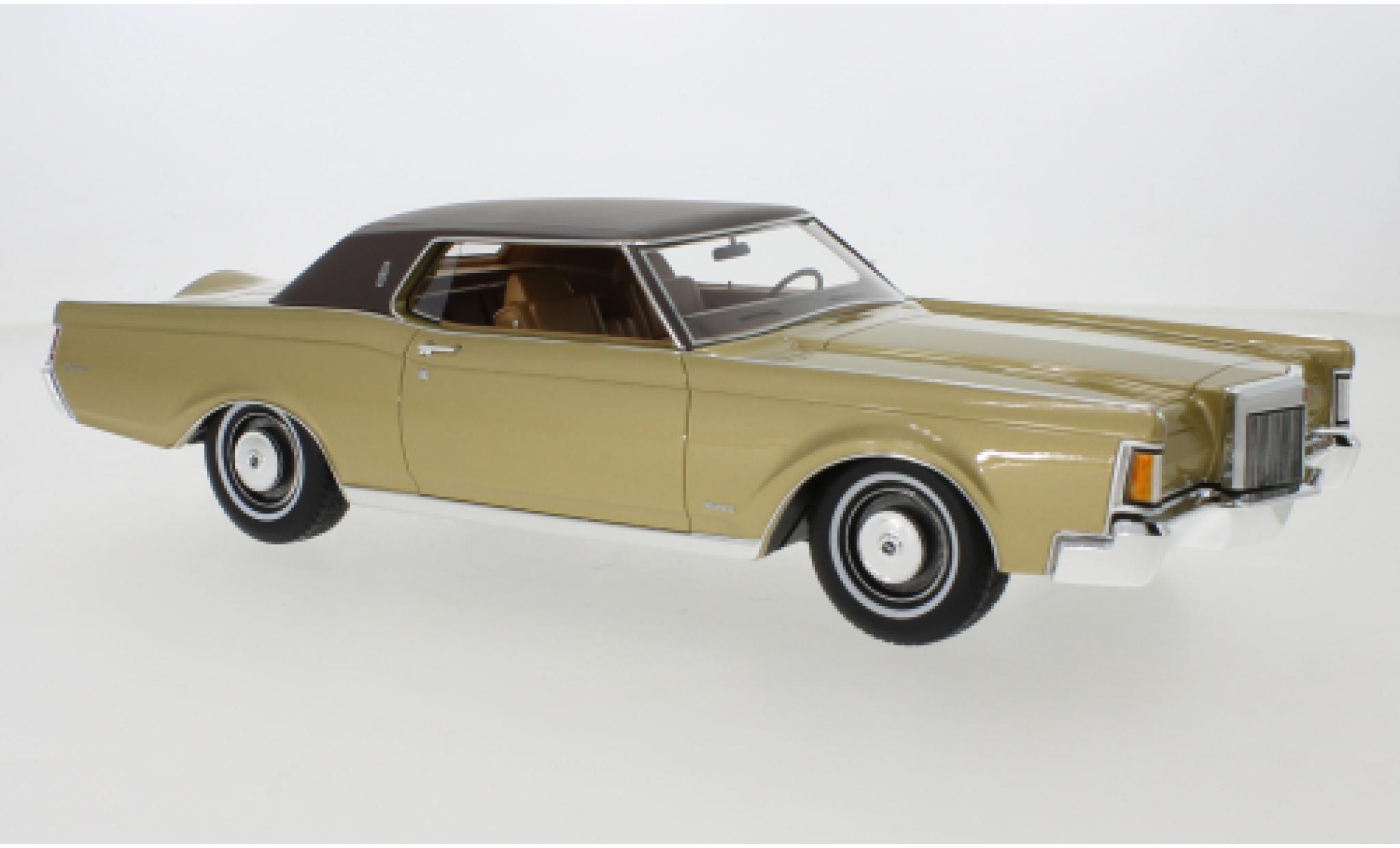 Lincoln Continental 1/18 CMF Mark III gold 1970
