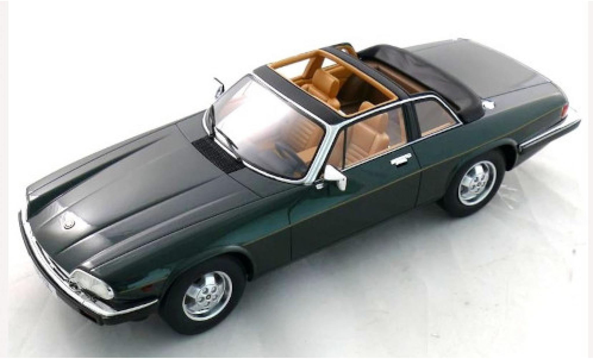 Coche Miniatura Jaguar Xj Cult Scale Models Sc Metallise Verde