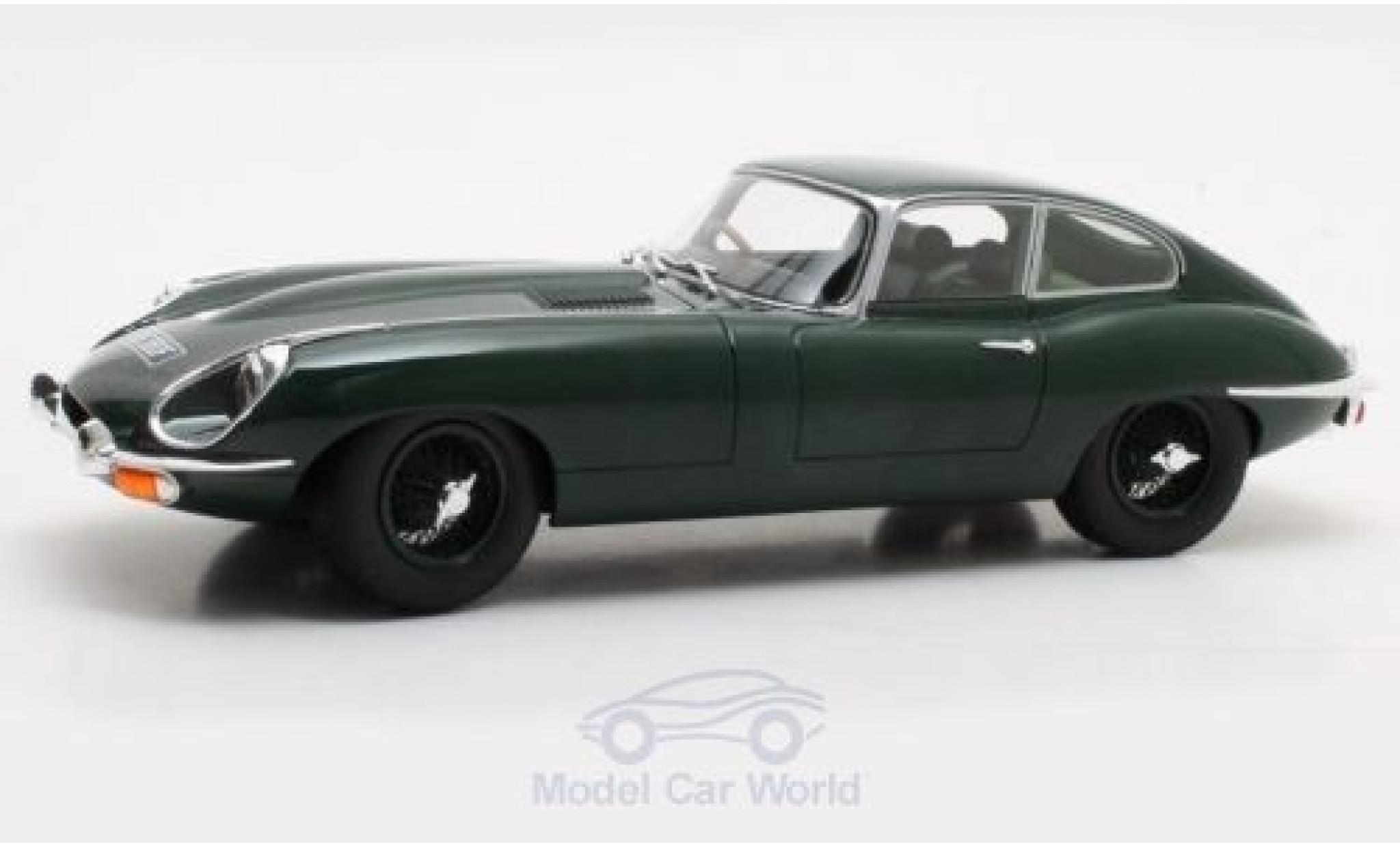 Jaguar E-Type 1/18 Cult Scale Models Coupe Series 2 dunkelverte RHD 1968