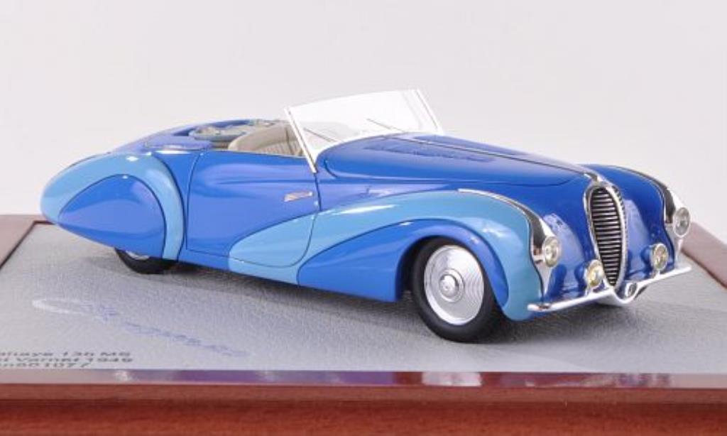Delahaye 135 1/43 Chromes MS Cabrio Faget Varnet bleu/bleu 1949 miniature