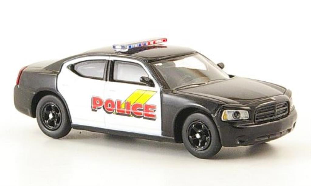 Dodge Charger Police 1/87 Ricko Police black/white Polizei (US) diecast model cars