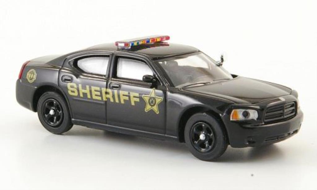 Dodge Charger 1/87 Ricko R/T Sheriff black Polizei (US) diecast model cars