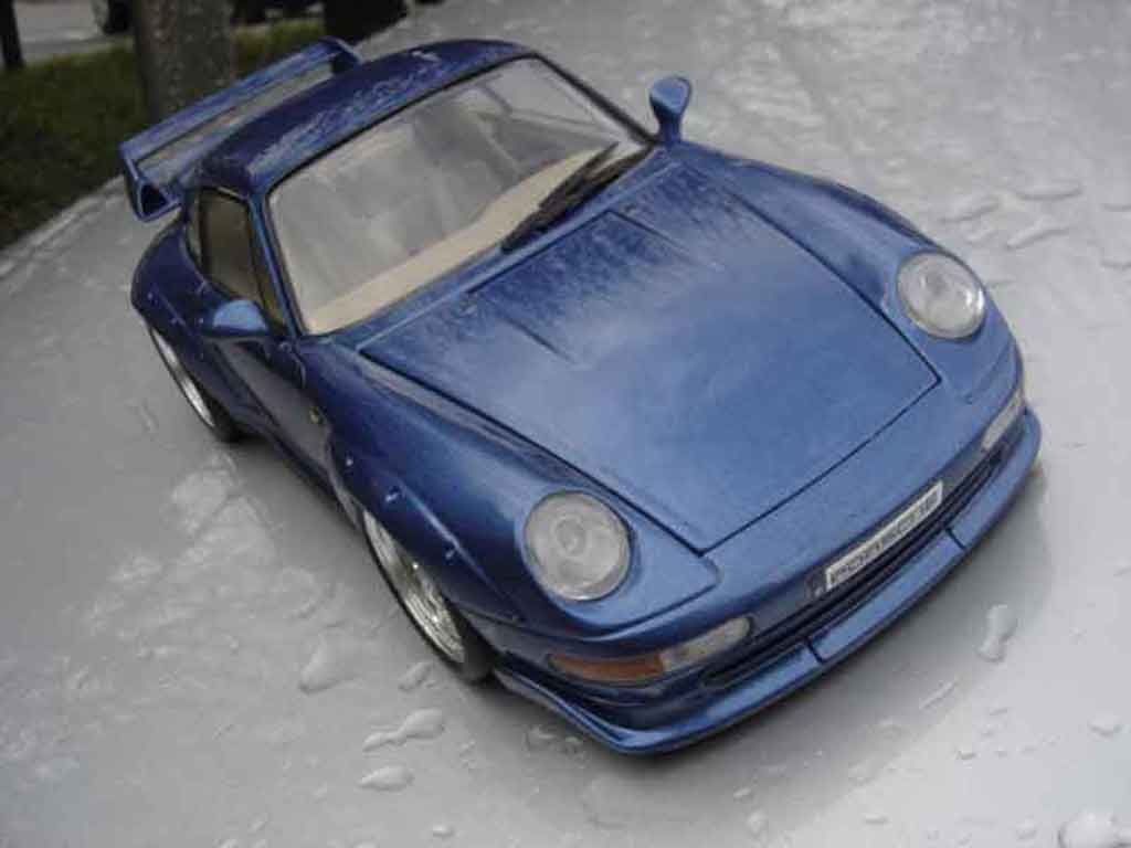 Porsche 993 GT2 1/18 Ut Models GT2 lagon bleu