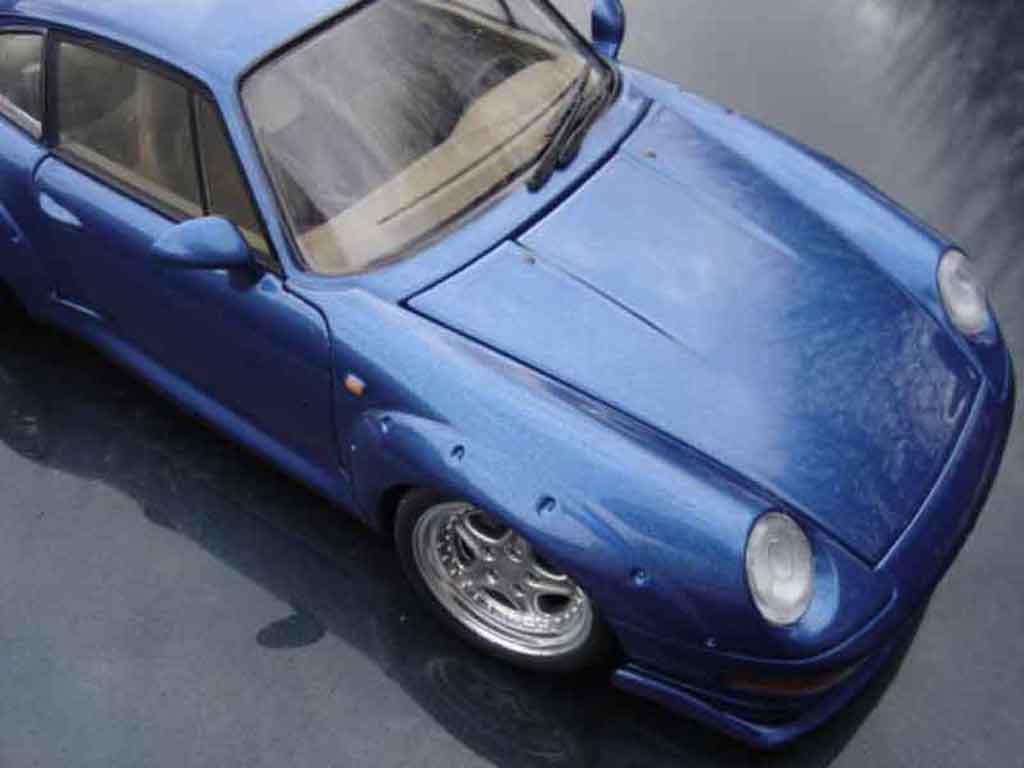 Porsche 993 GT2 1/18 Ut Models GT2 lagon bleu