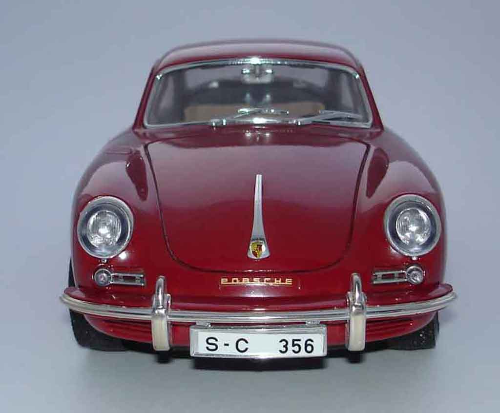 Modellautos Porsche 356 1/18 Burago B Coupe Rot - Online-modellautos.at