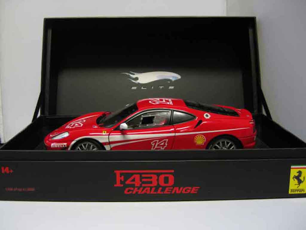 Ferrari F430 Challenge 1/18 Hot Wheels Elite Challenge spezial edition limited of 2006 modellino in miniatura