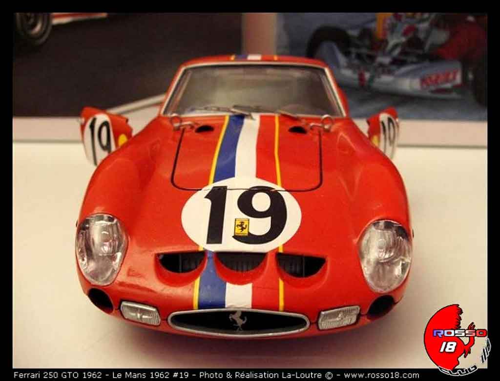Ferrari 250 GTO 1962 1/18 Burago GTO 1962 le mans #19