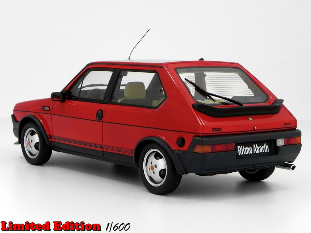 Fiat Ritmo 125 TC 1/18 Laudoracing Models 125 TC Abarth LM089 rouge