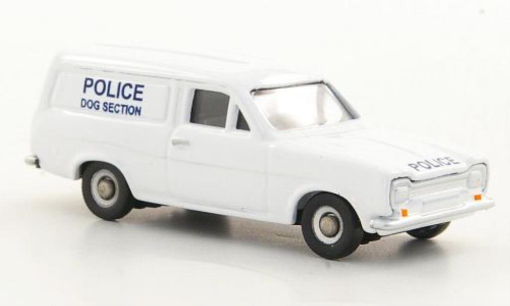 Ford Escort MK1 1/76 Corgi MK1 Kasten Police Dog Section Polizei (UK) RHD miniature