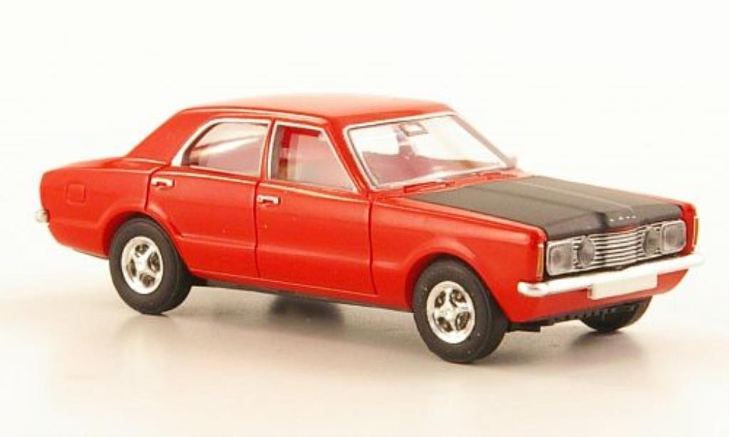 Ford Taunus 1/87 Brekina GT Sport rouge/noire miniature