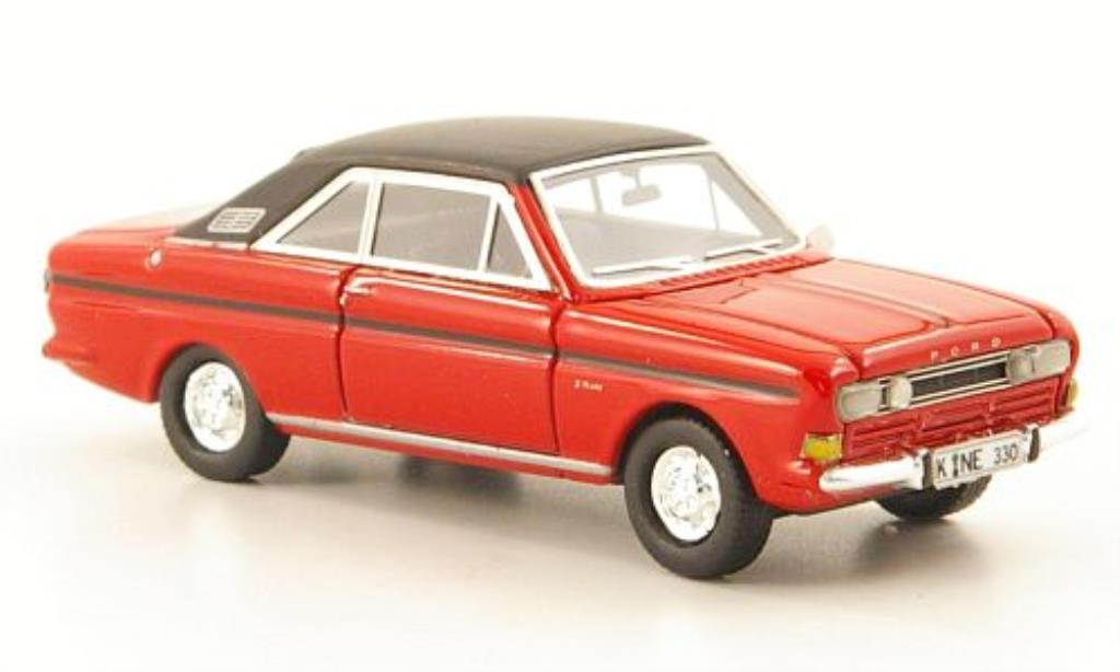 Ford Taunus 1/87 Neo P6 15M Coupe rouge/noire 1968 miniature