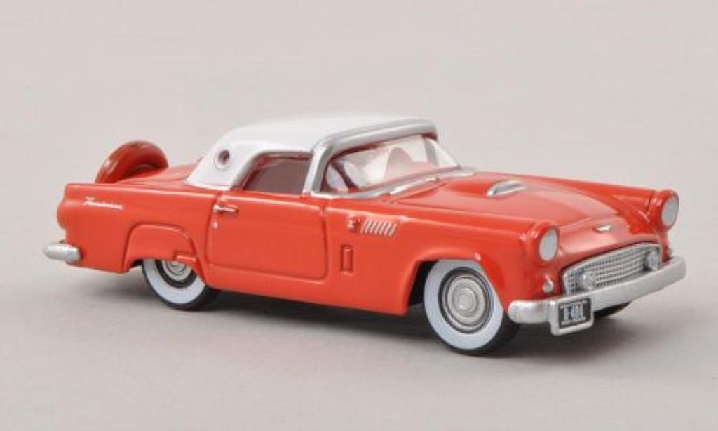 Ford Thunderbird 1/87 Oxford rouge/blanche 1956 miniature