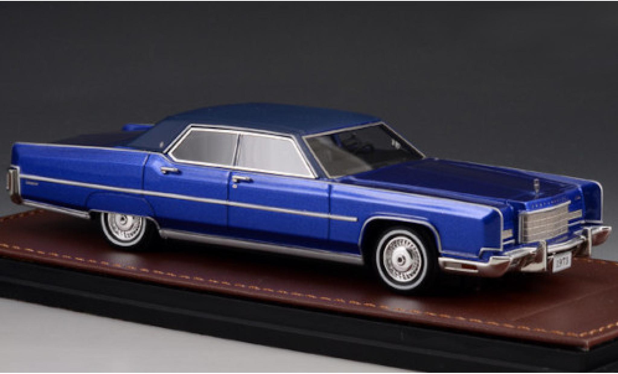 Diecast Model Cars Lincoln Continental 143 Glm Town Car Metallic Blue