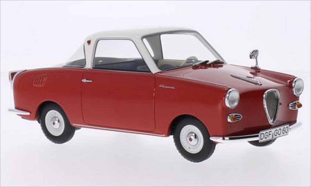 Goggomobil TS 250 Coupe red/white MCW diecast model car 1/18  Buy 