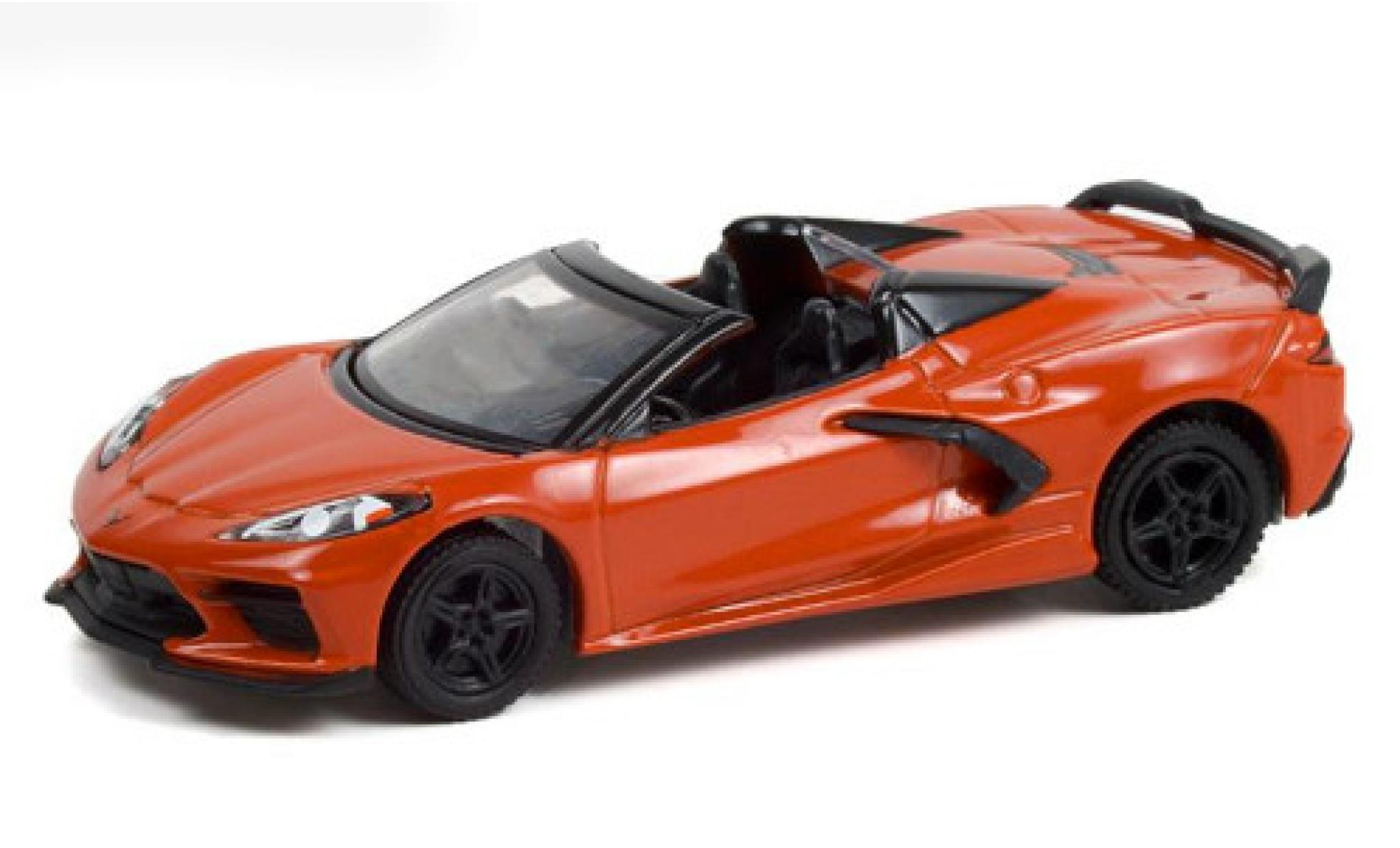 Modellautos Chevrolet Corvette Greenlight Stingray Convertible Metallic Orange