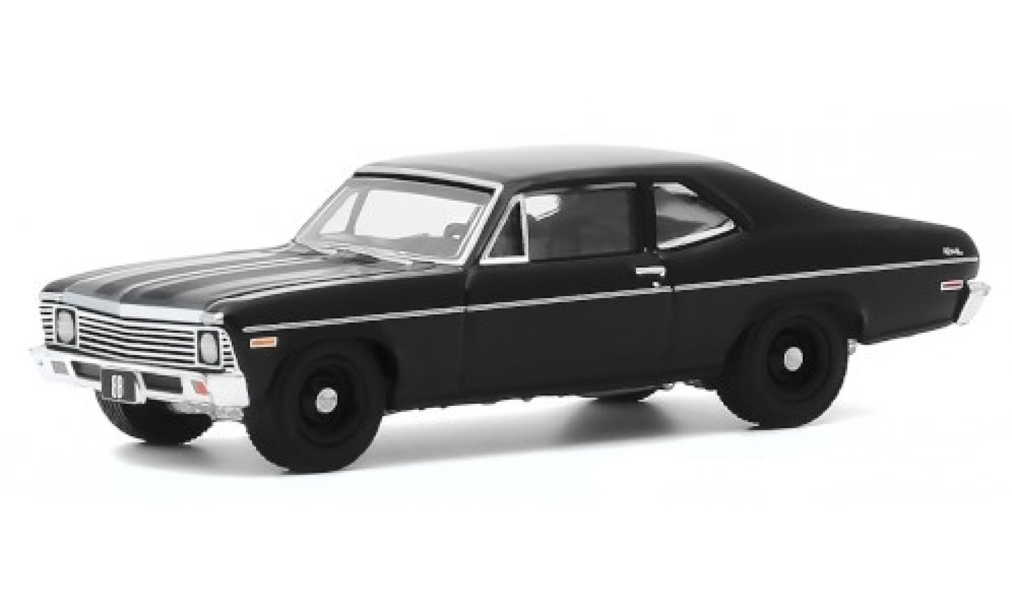 Chevrolet Nova 1/64 Greenlight black 1968