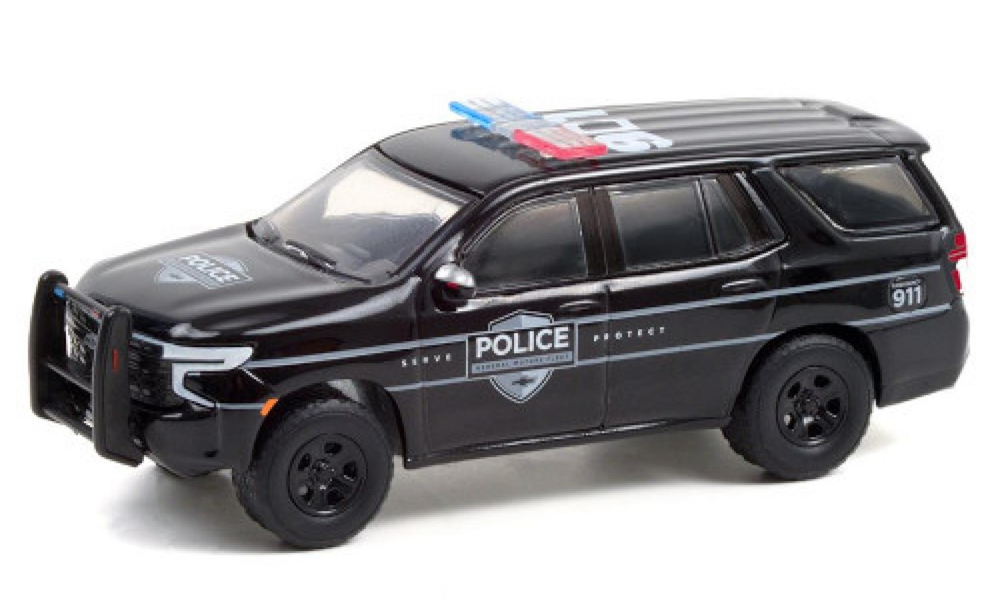 Chevrolet Tahoe 1/64 Greenlight General Motors Fleet Police 2021 Police Pursuit Vehicle