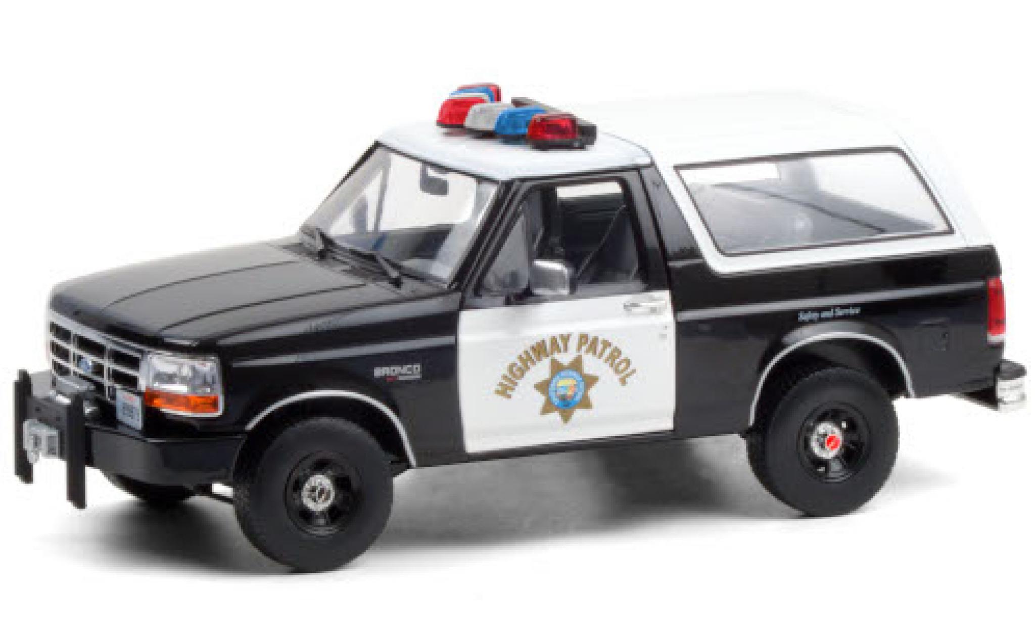 Ford Bronco 1/18 Greenlight California Highway Patrol 1995