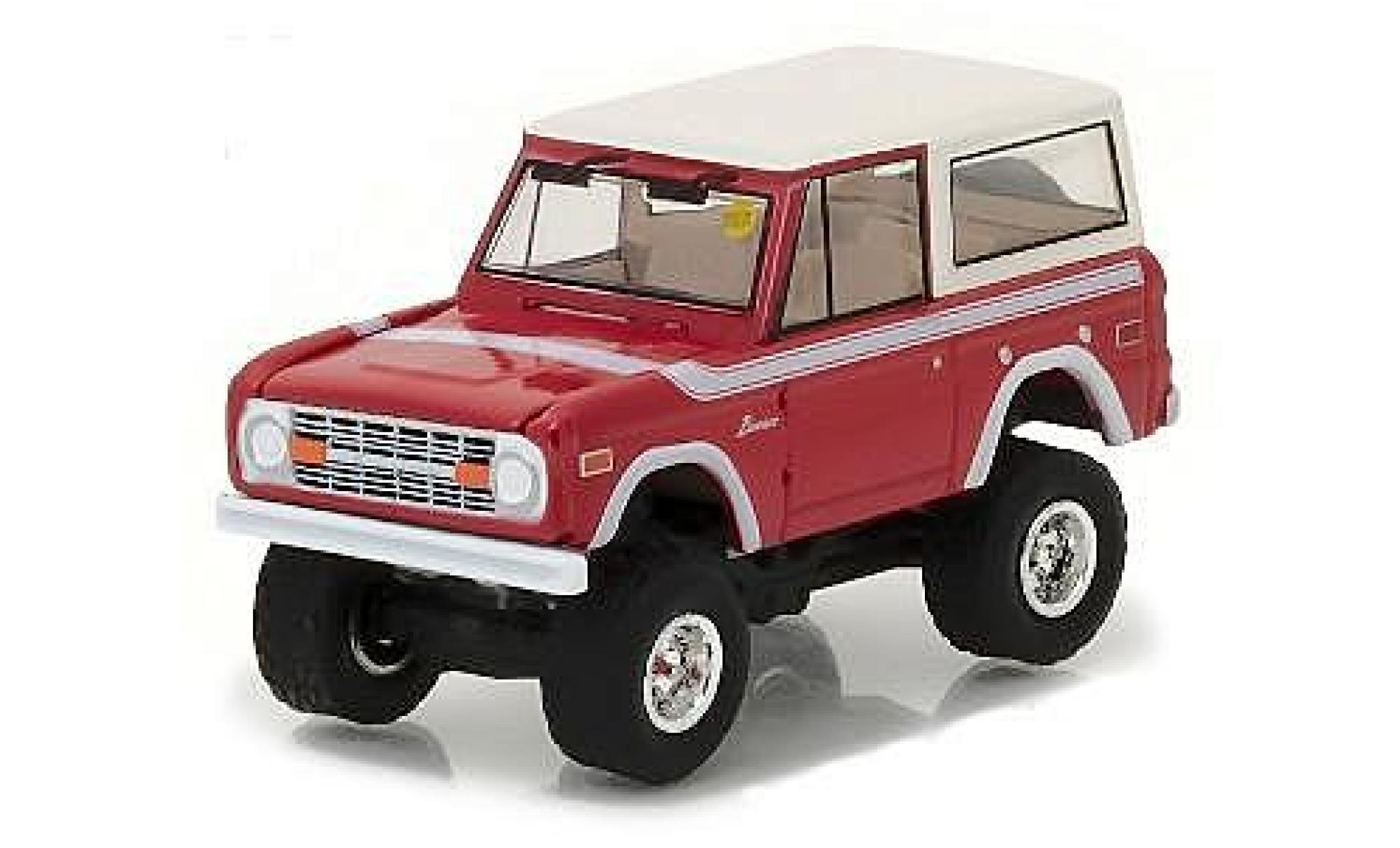 Ford Bronco 1/64 Greenlight rouge/blanche 1975