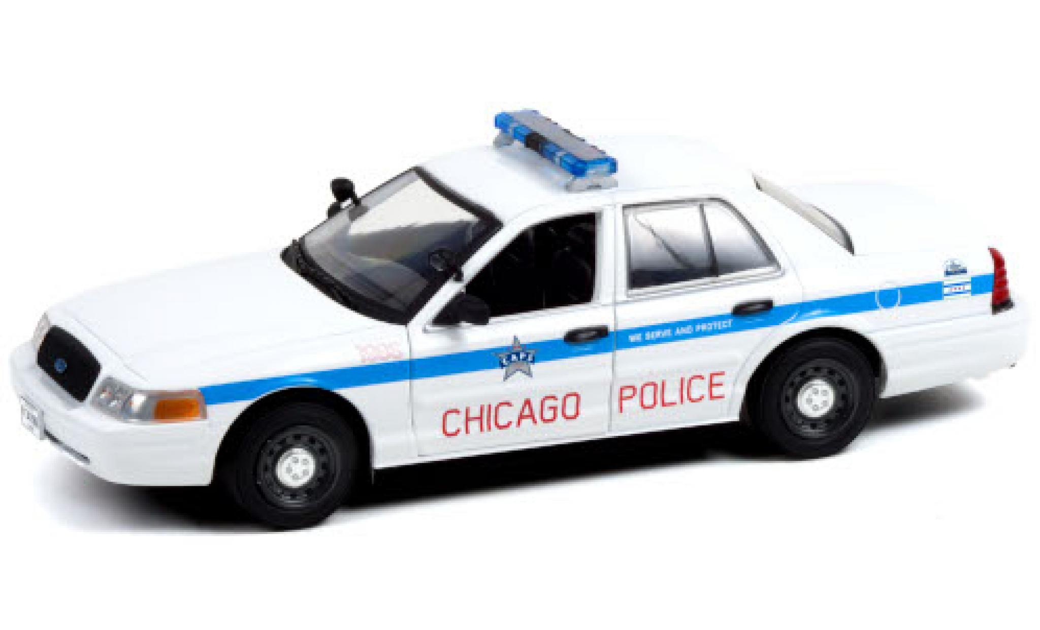 Ford Crown 1/24 Greenlight Victoria Police Interceptor Chicago Police Department 2008