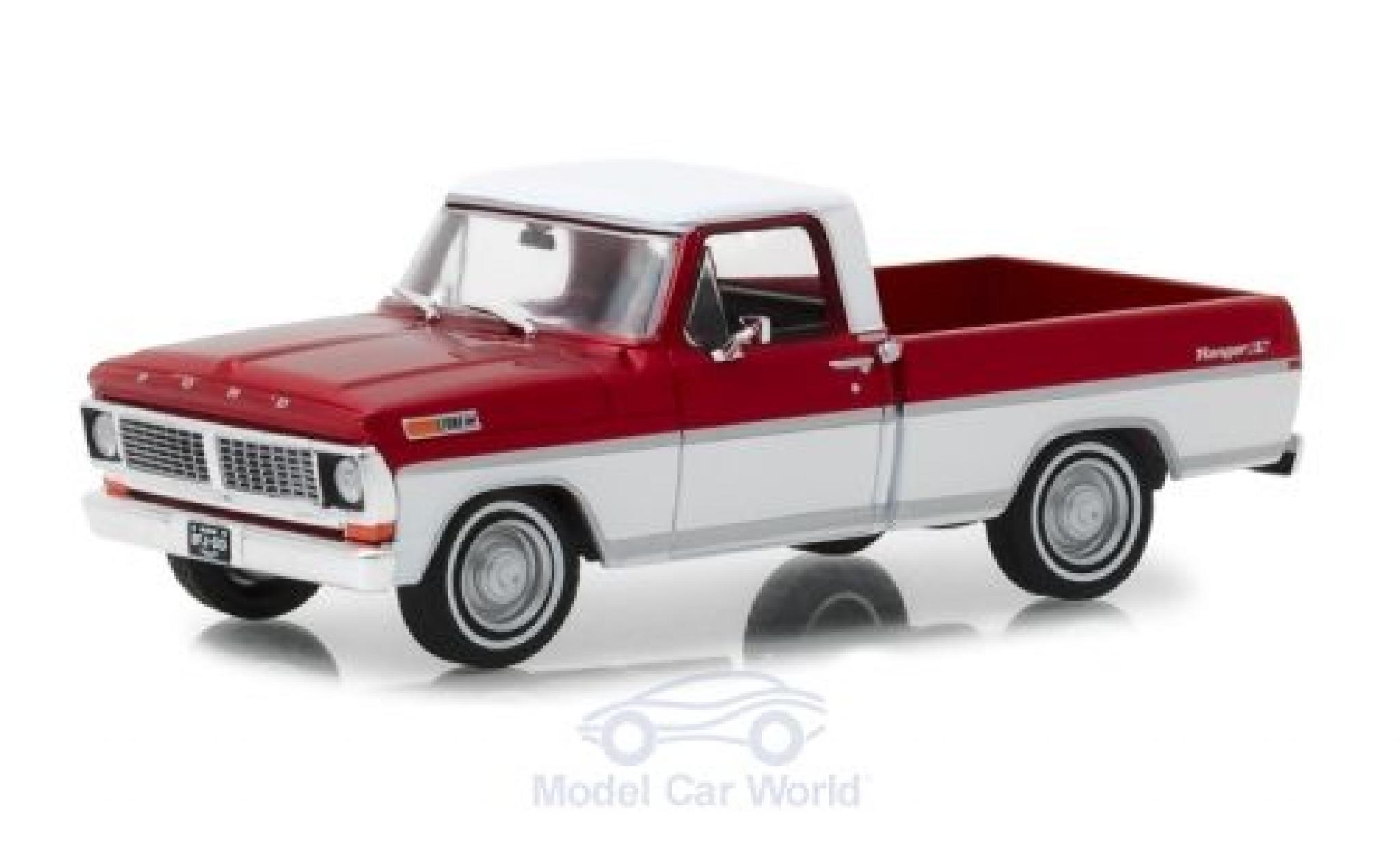 Ford F-1 1/43 Greenlight 00 Pick-Up rouge/blanche 1970