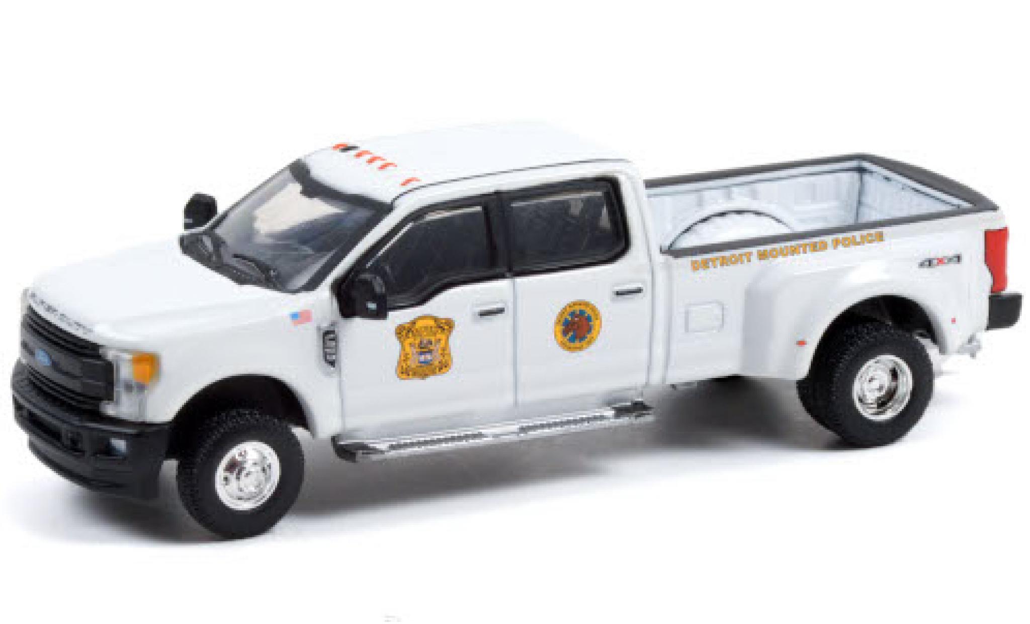 Ford F-350 1/64 Greenlight Dually Detroit Mounted Police 2017