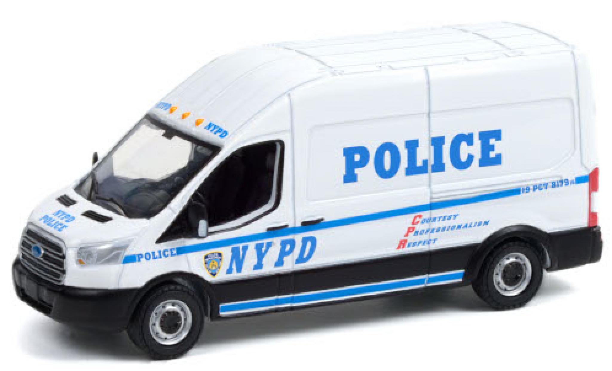 Ford Transit 1/64 Greenlight LWB HD NYPD - New York City Police Department 2015
