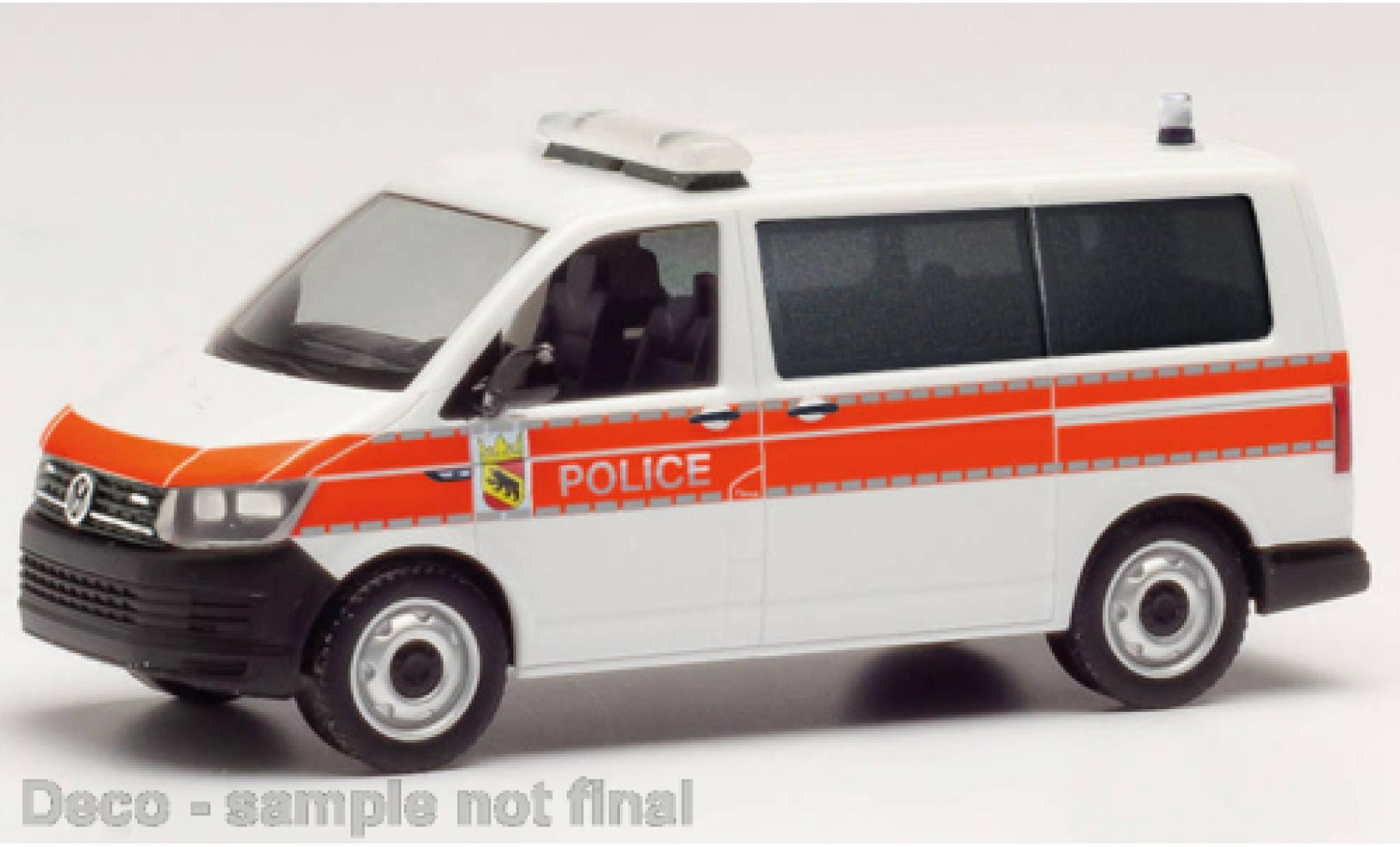 Volkswagen T6 1/87 Herpa bus police Bern