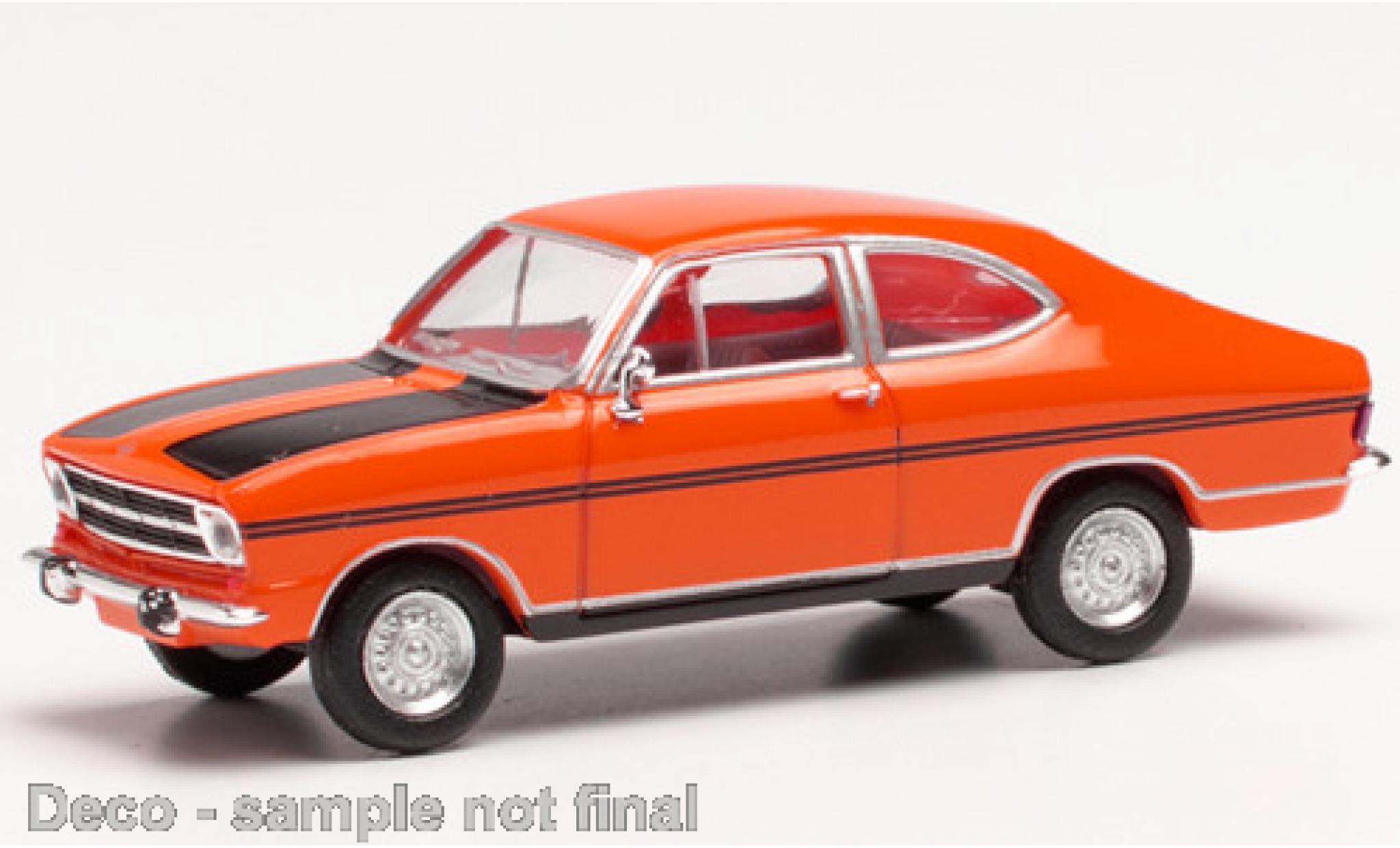 Modellino In Miniatura Opel Kadett 1/87 Herpa B Coupe Orange ...