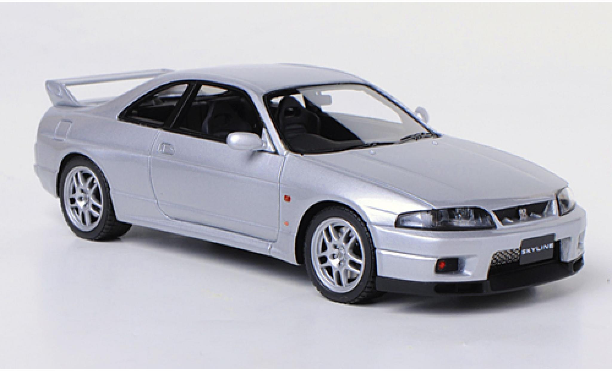 Modellautos Nissan Skyline 143 Hpi Mirage Gt R V Spec R33 Silber Rhd